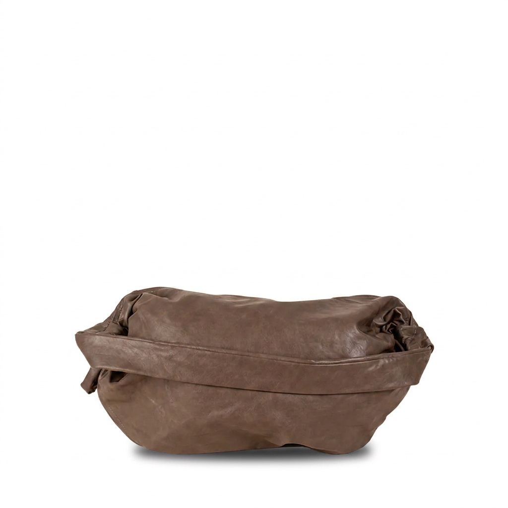 BORSA A SPALLA ALLUNGATA CON ZIP LATERALE