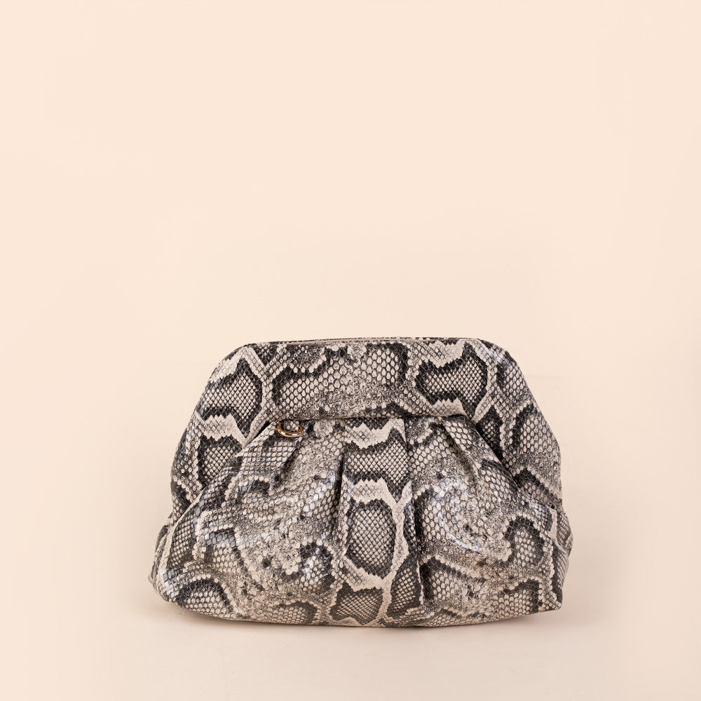 BORSA POCHETTE LUCIDA A CON TRACOLLA