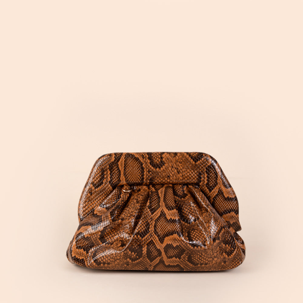 BORSA POCHETTE LUCIDA A CON TRACOLLA