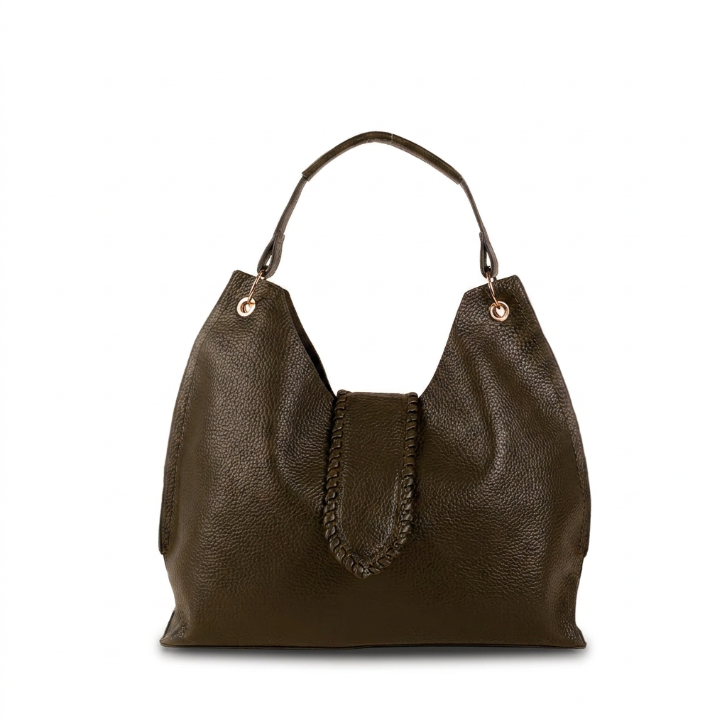 BORSA A MANO CON TRACOLLA E PATTINA FRONTALE