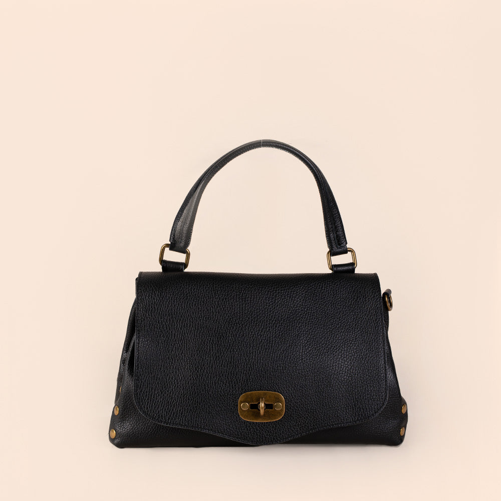 BORSA MODELLO A POSTINA IN PELLE