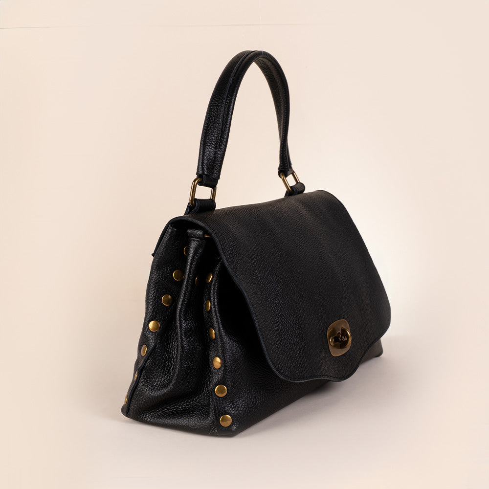 BORSA MODELLO A POSTINA IN PELLE