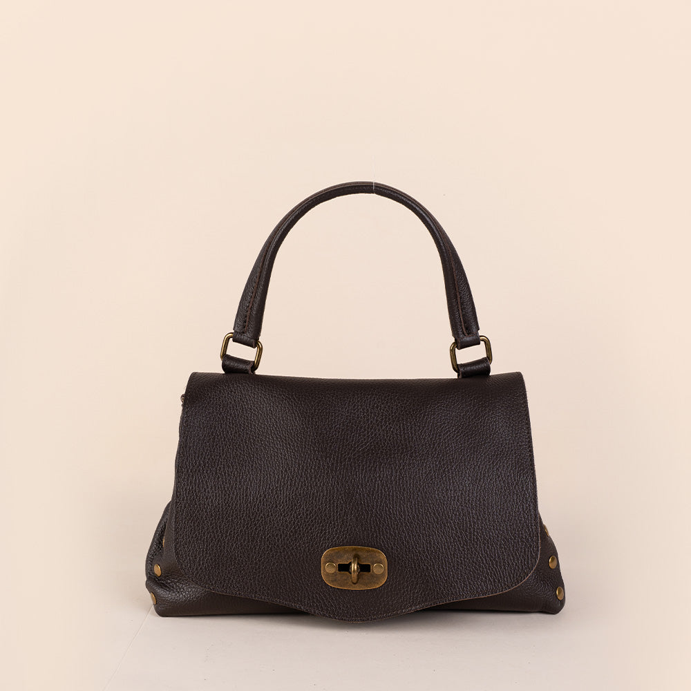 BORSA MODELLO A POSTINA IN PELLE