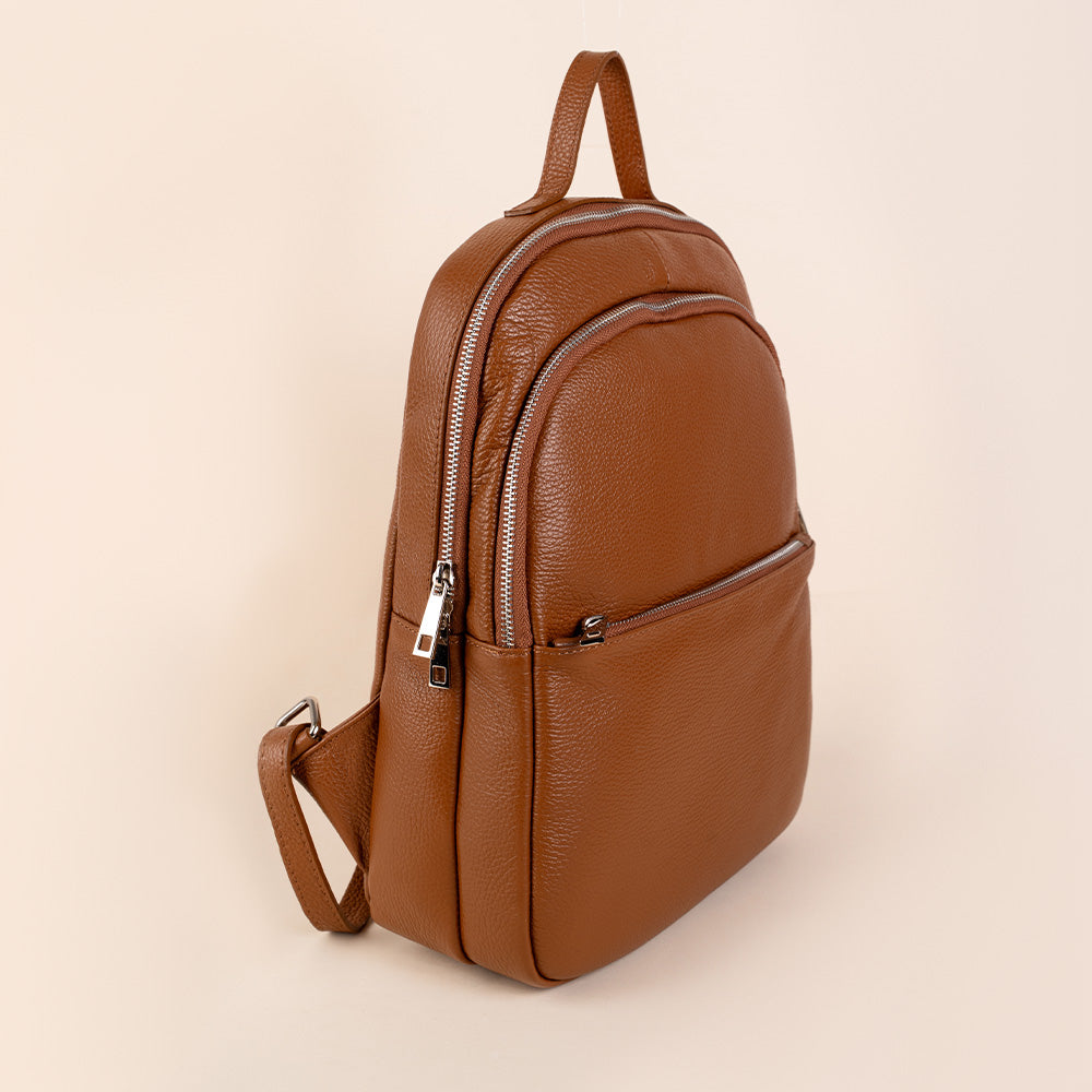 BORSA ZAINO OVALE CON TRE SCOMPARTI E SPALLACCI REGOLABILI