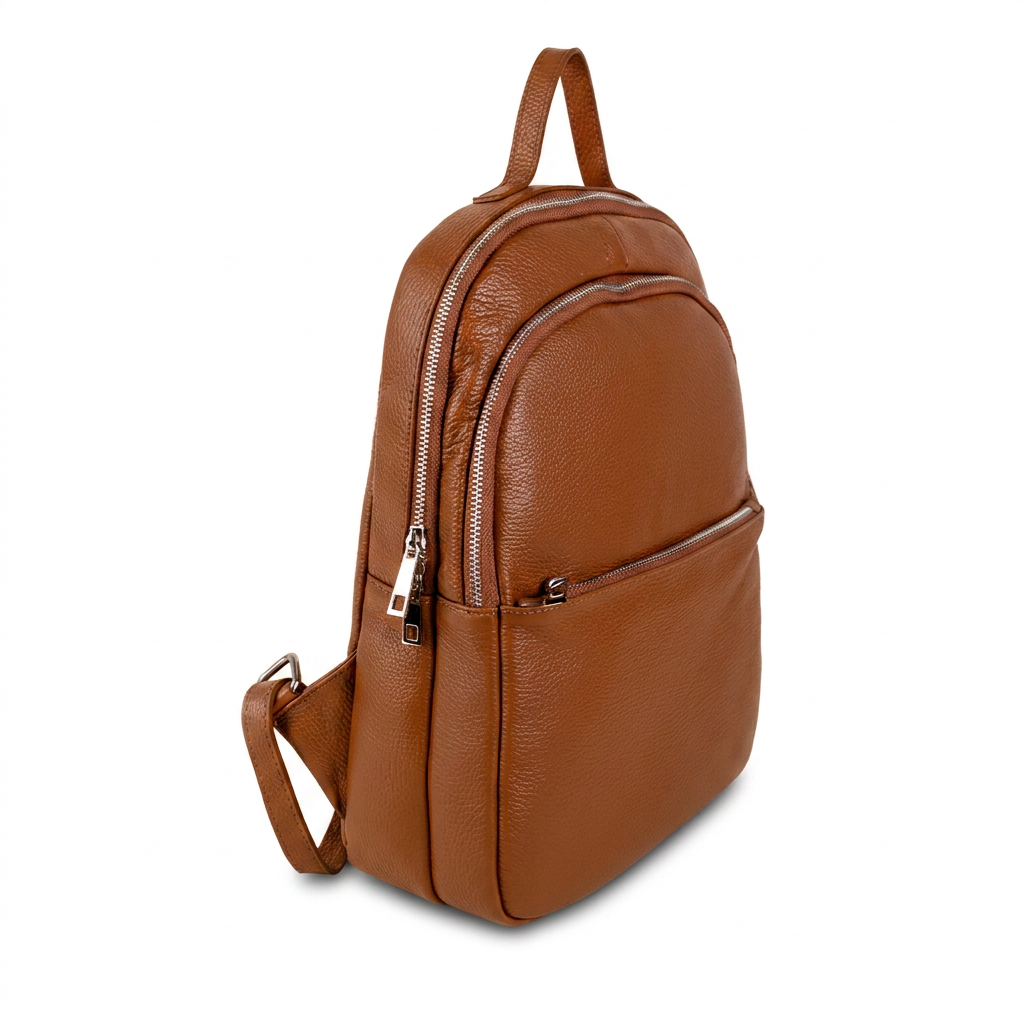 BORSA ZAINO OVALE CON TRE SCOMPARTI E SPALLACCI REGOLABILI