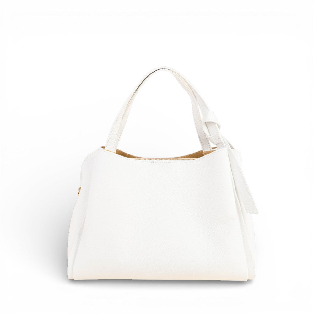 BORSA A MANO CON TRE SCOMPARTI INTERNI E TRACOLLA