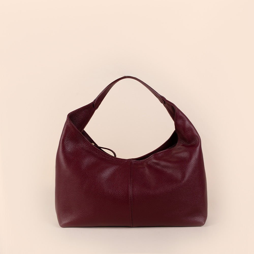 BORSA A SPALLA CLASSICA CON ZIP