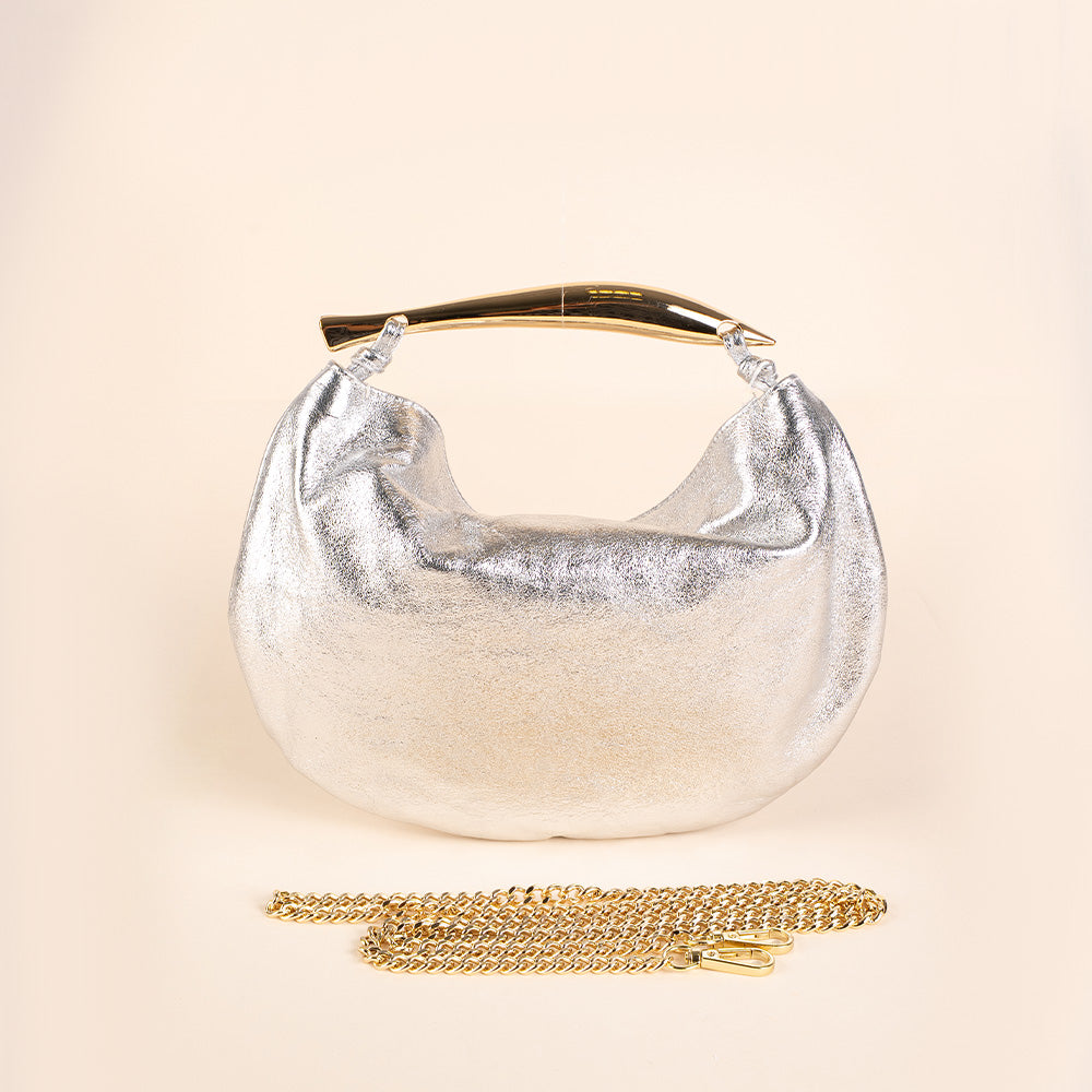 BORSA A MANO MODELLO SARDINE CON TRACOLLA