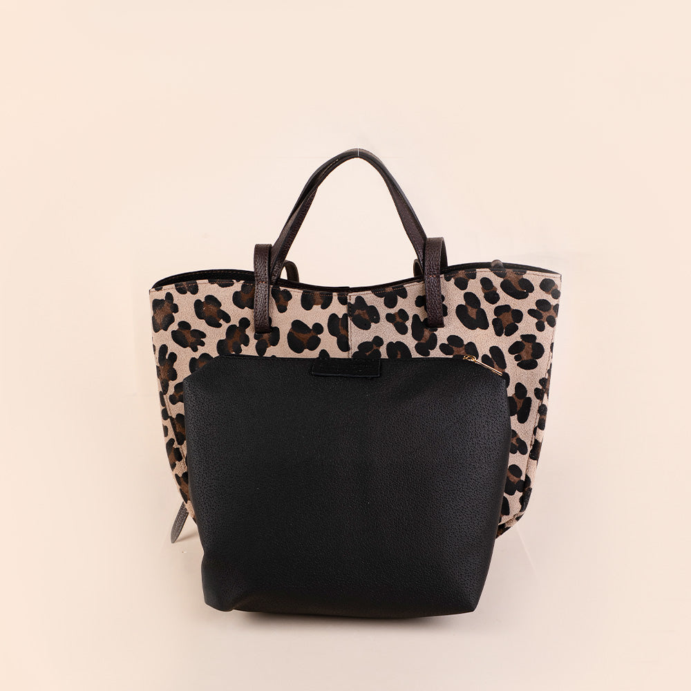 BORSA A SPALLA E A MANO SCAMOSCIATA CON SOFFIETTO LATERALE