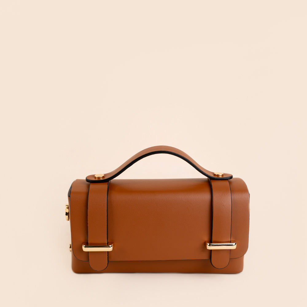 BORSA A MANO PICCOLA CON DOPPIA FIBBIA