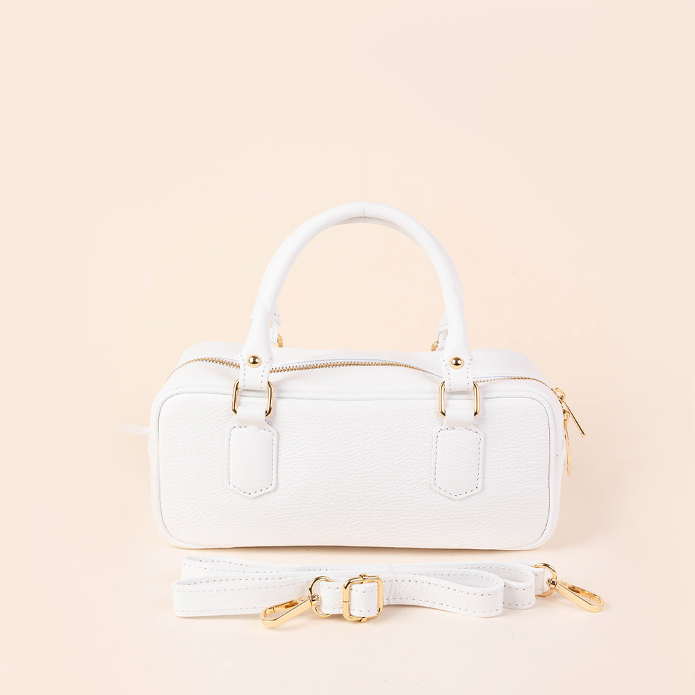 BORSA A MANO MODELLO A BAULETTO RETTANGOLARE CON TRACOLLA