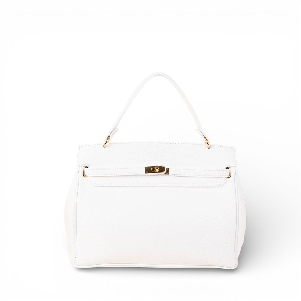 BORSA A MANO MODELLO BIRKIN GRANDE CON CHIUSURA A GIRELLO