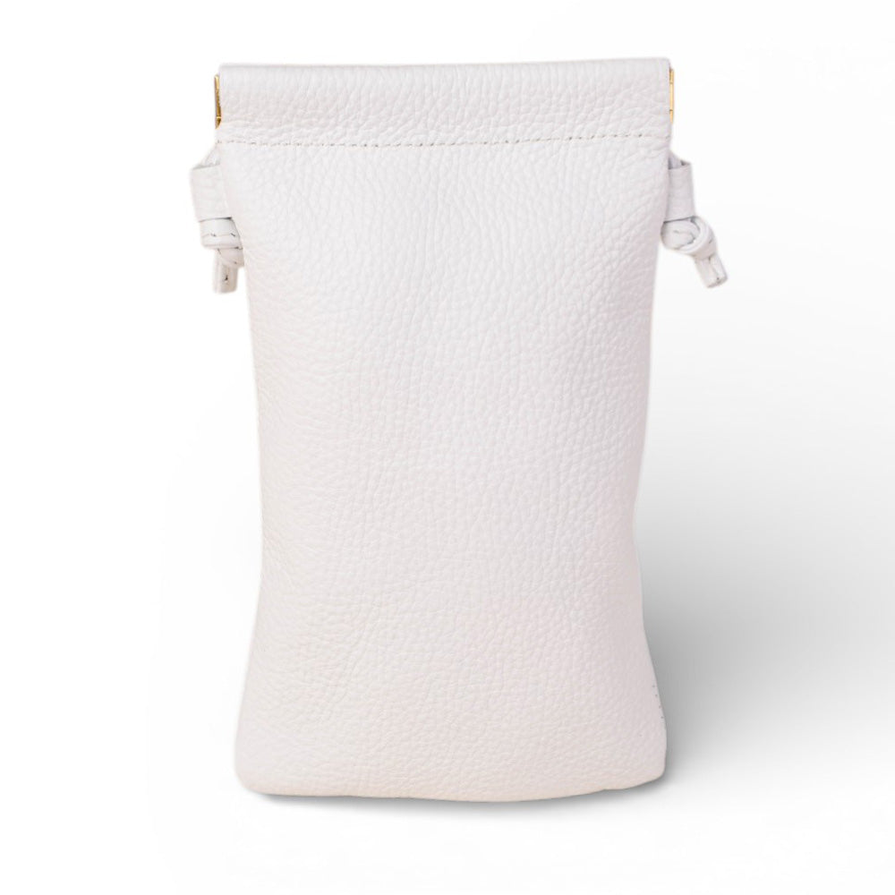 BORSA POCHETTE MODELLO PORTACELLULARE CON TRACOLLA E LACCI