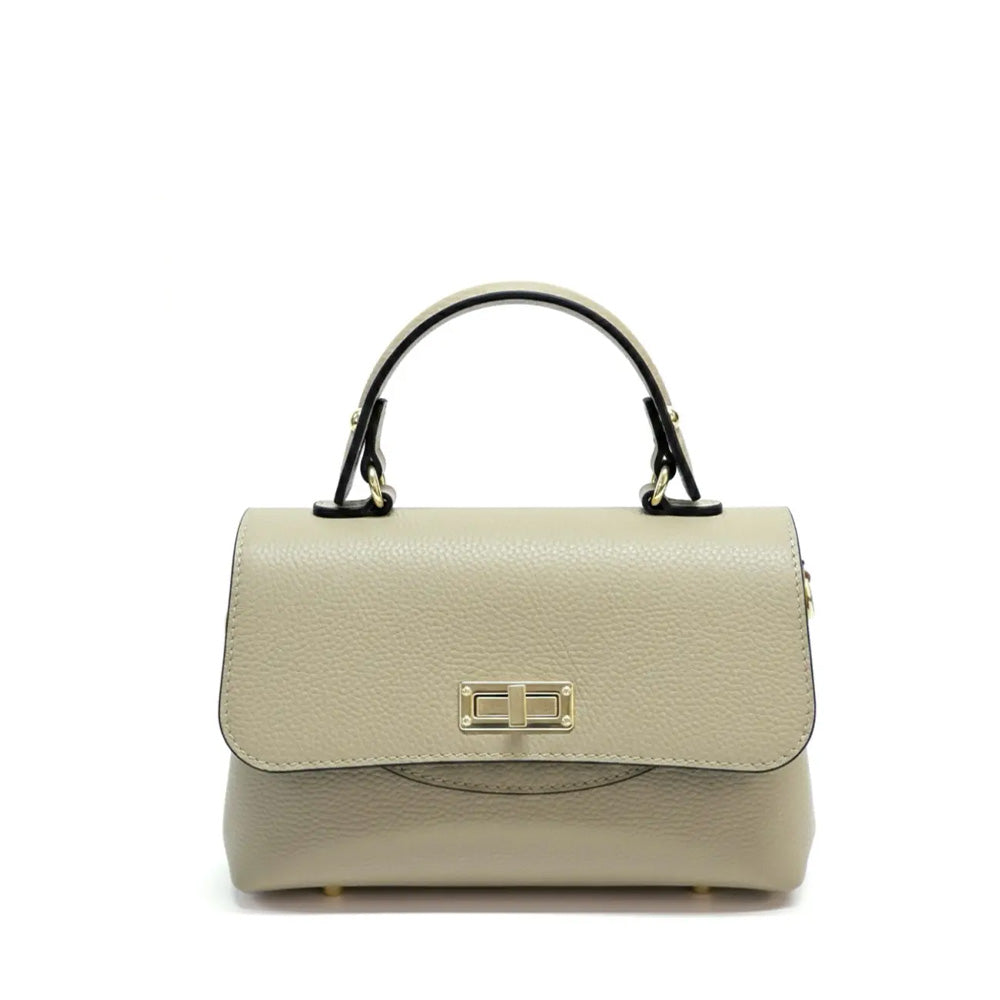 BORSA A MANO CON DUE SCOMPARTIMENTI , TRACOLLA E CHIUSURA A GIRELLLO