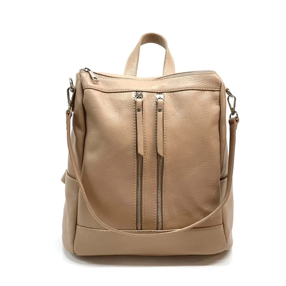 BORZA ZAINO CON DUE ZIP VERTICALI FRONTALI