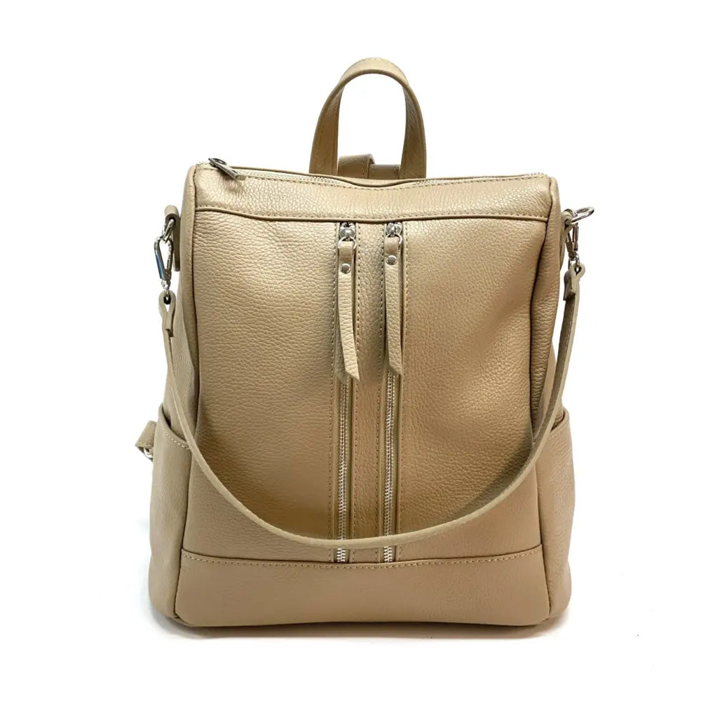 BORZA ZAINO CON DUE ZIP VERTICALI FRONTALI