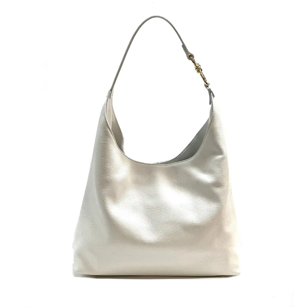 BORSA A SPALLA CON NODO IN METALLO SUL MANICO