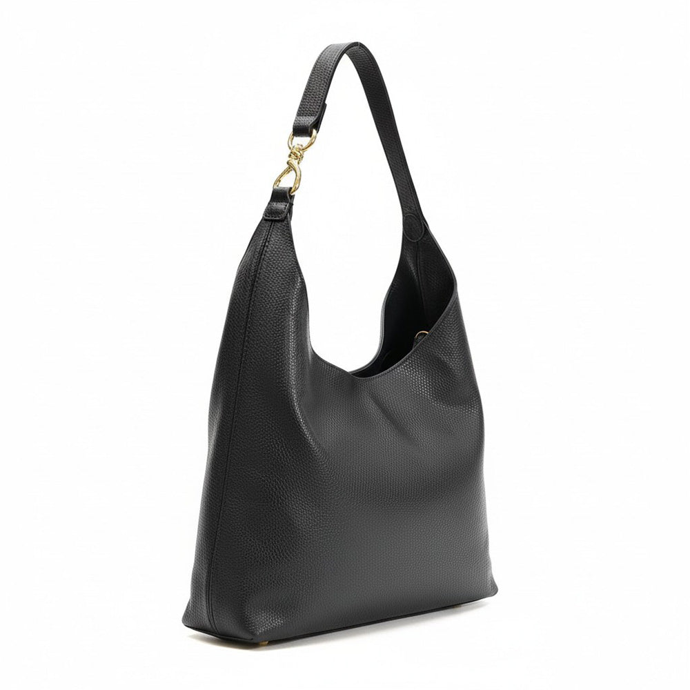 BORSA A SPALLA CON NODO IN METALLO SUL MANICO