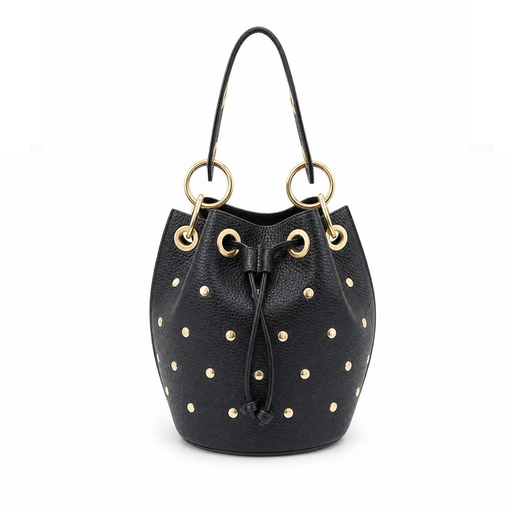 BORSA A MANO A SECCHIELLO CON BORCHIE
