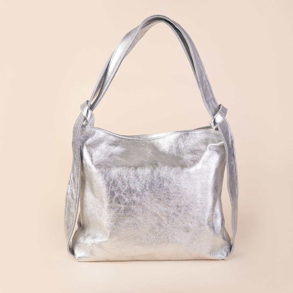 BORSA A SPALLA TRASFORMABILE IN ZAINO GRANDE