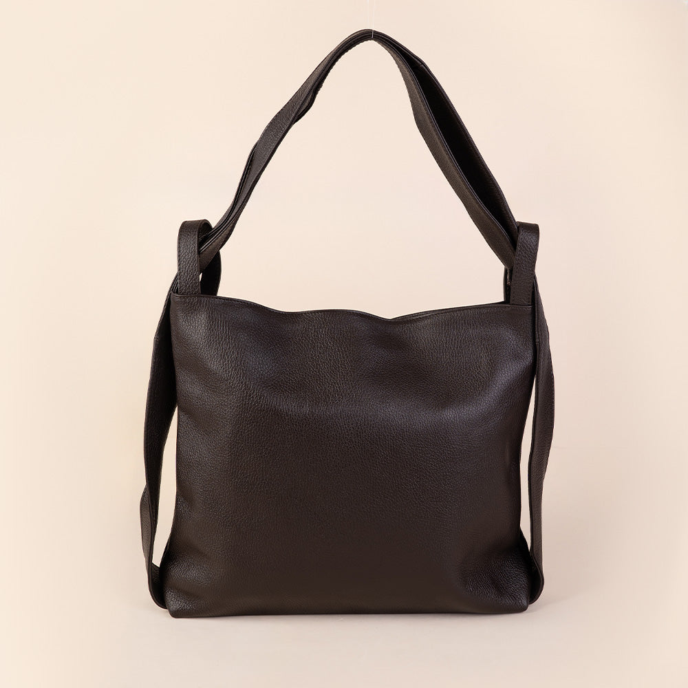 BORSA A SPALLA TRASFORMABILE IN ZAINO GRANDE