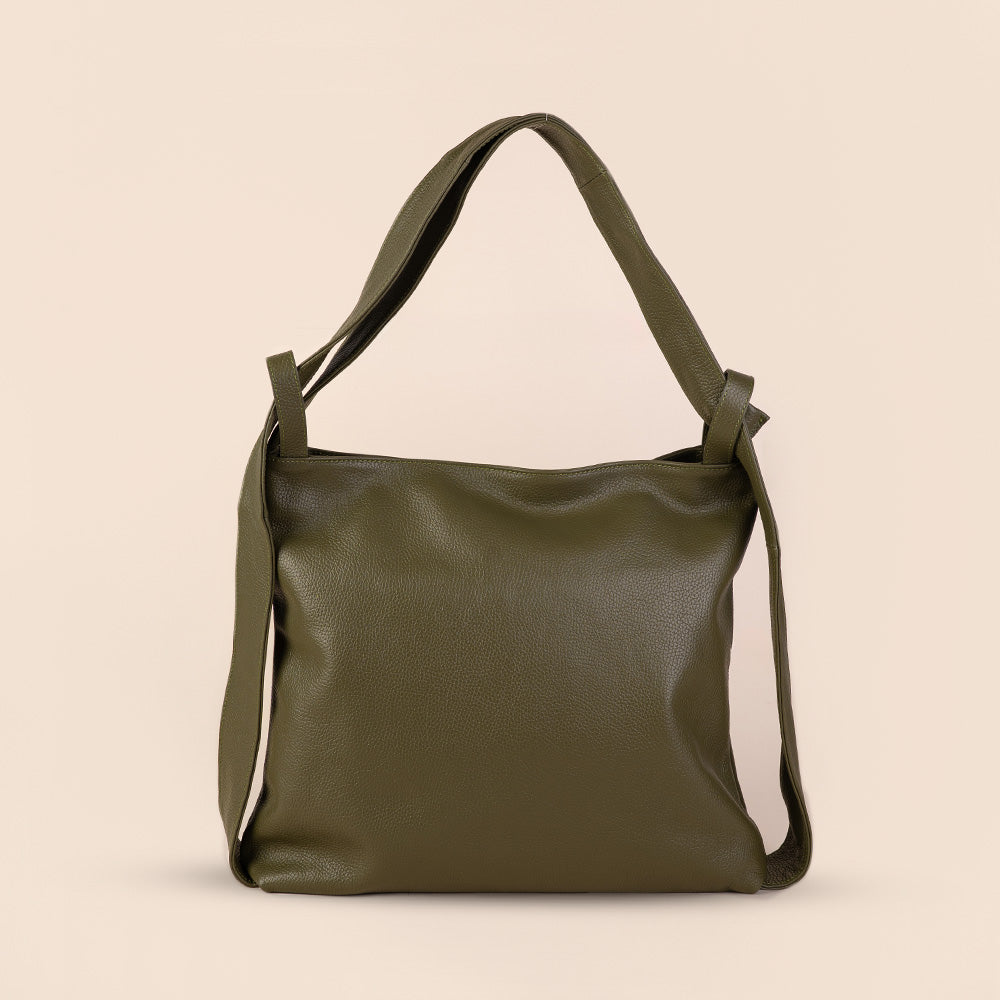 BORSA A SPALLA TRASFORMABILE IN ZAINO GRANDE