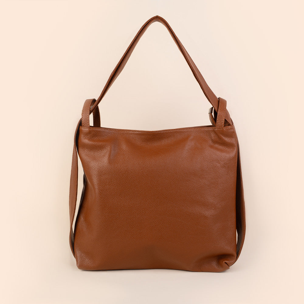 SHOULDER BAG CONVERTIBLE INTO A LARGE BACKPACK