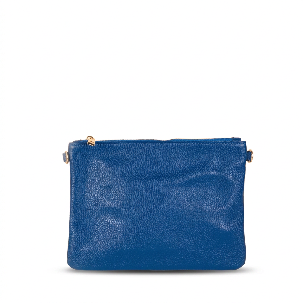 BORSA POCHETTE MEDIA RETTANGOLARE CLASSICA CON ZIP