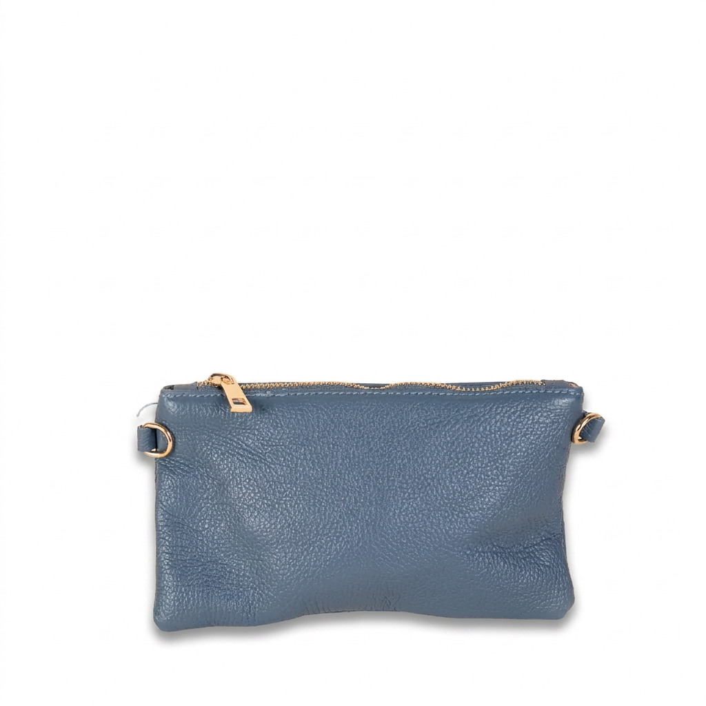 BORSA POCHETTE MINI RETTANGOLARE CLASSICA CON ZIP