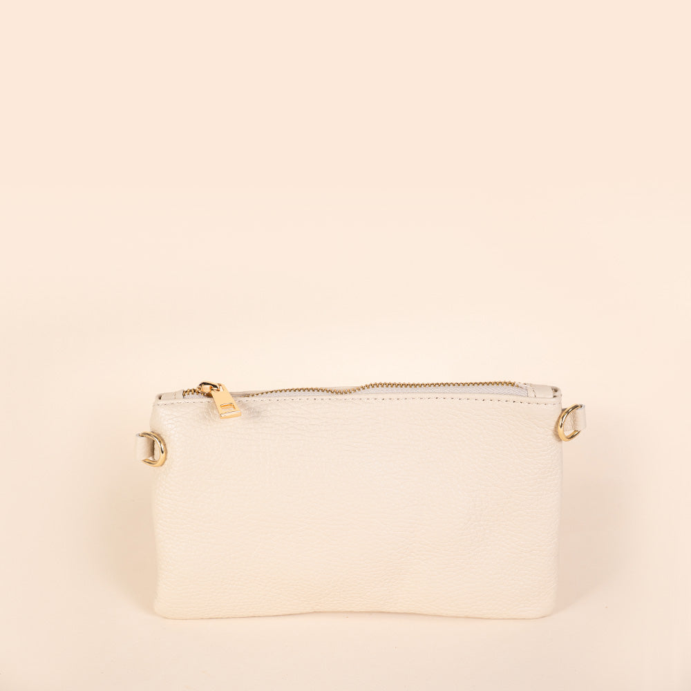BORSA POCHETTE MINI RETTANGOLARE CLASSICA CON ZIP