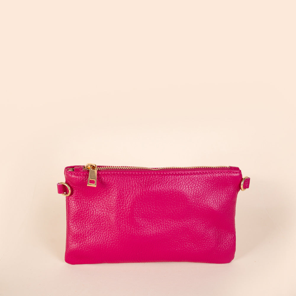 BORSA POCHETTE MINI RETTANGOLARE CLASSICA CON ZIP