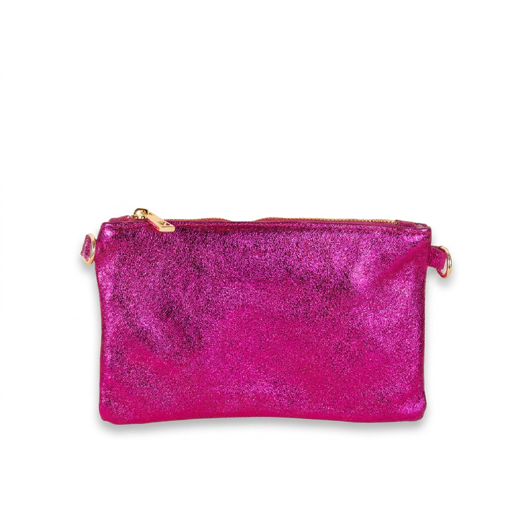 CLASSIC MINI RECTANGULAR ZIPPER CLUTCH BAG
