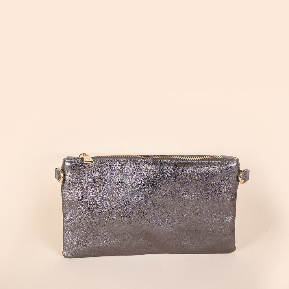 BORSA POCHETTE MINI RETTANGOLARE CLASSICA CON ZIP