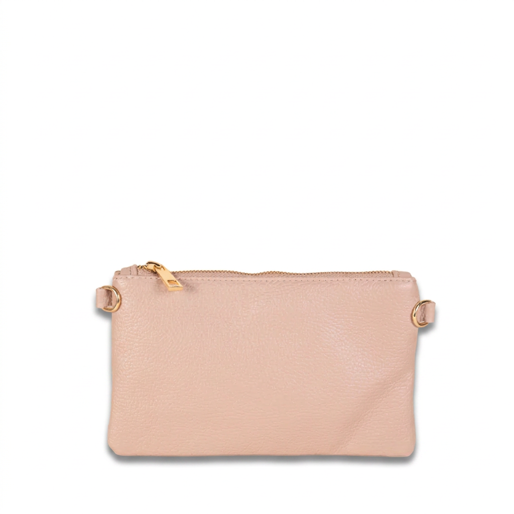 BORSA POCHETTE MINI RETTANGOLARE CLASSICA CON ZIP