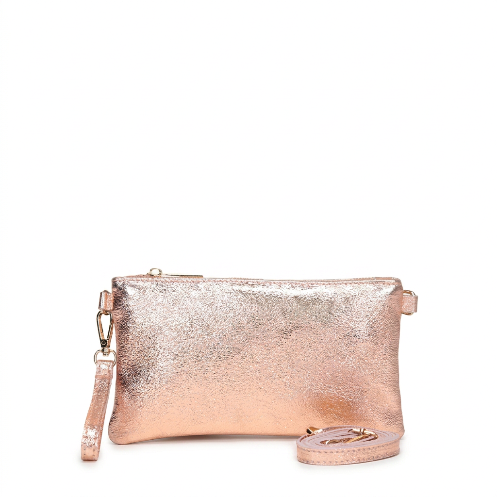 CLASSIC MINI RECTANGULAR ZIPPER CLUTCH BAG