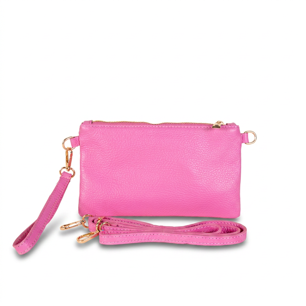 CLASSIC MINI RECTANGULAR ZIPPER CLUTCH BAG
