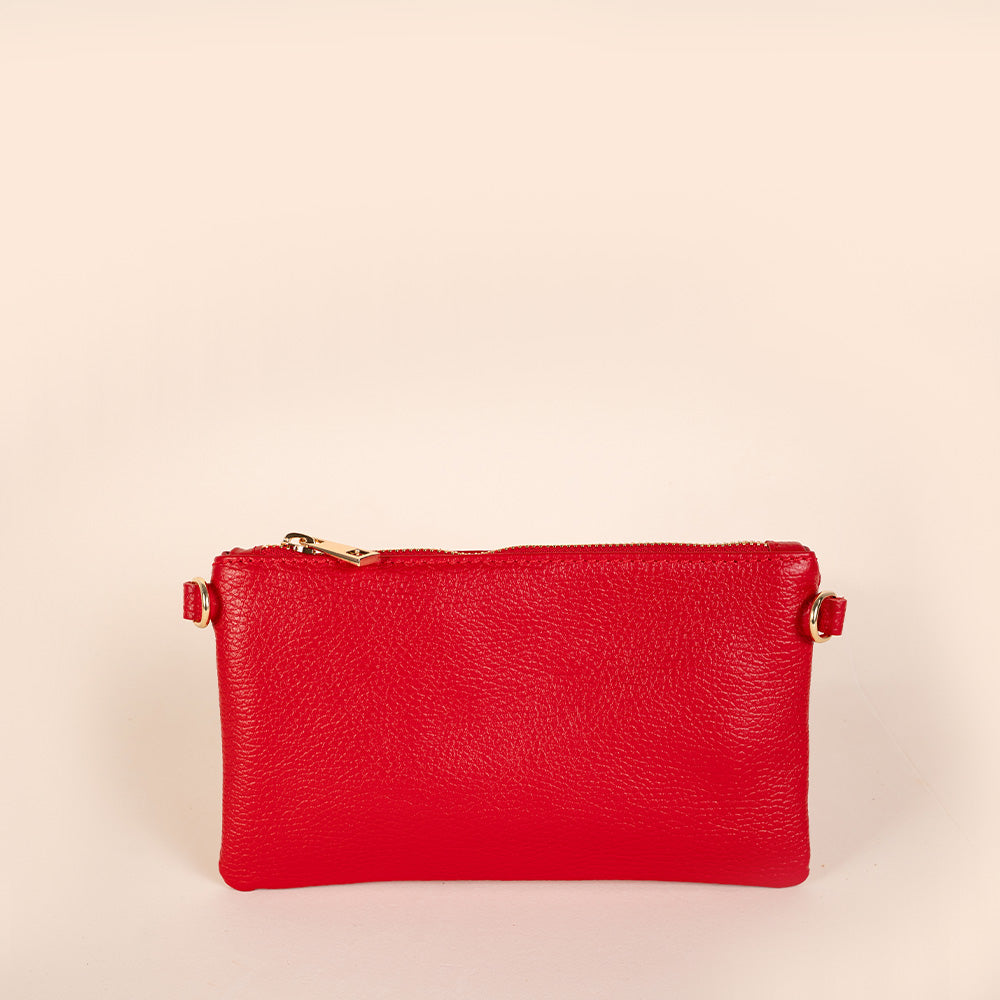 BORSA POCHETTE MINI RETTANGOLARE CLASSICA CON ZIP