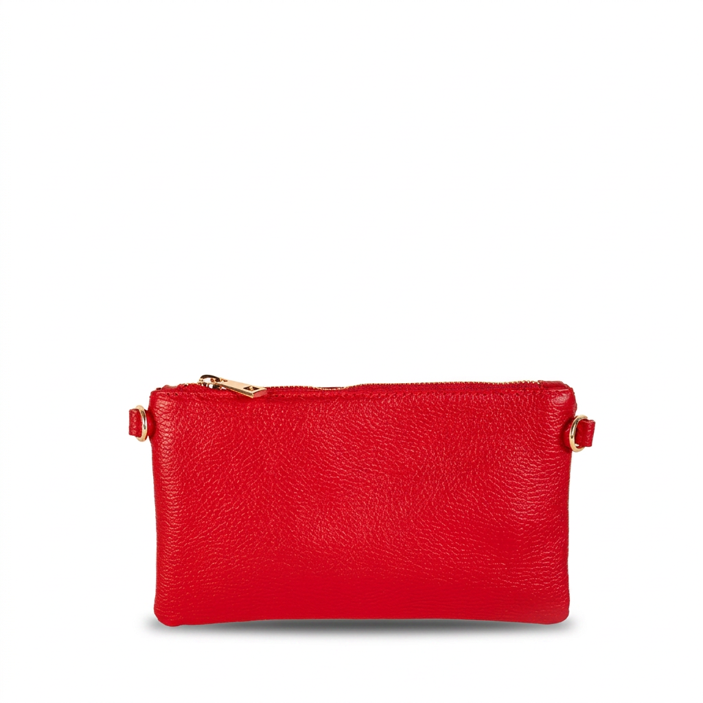BORSA POCHETTE MINI RETTANGOLARE CLASSICA CON ZIP