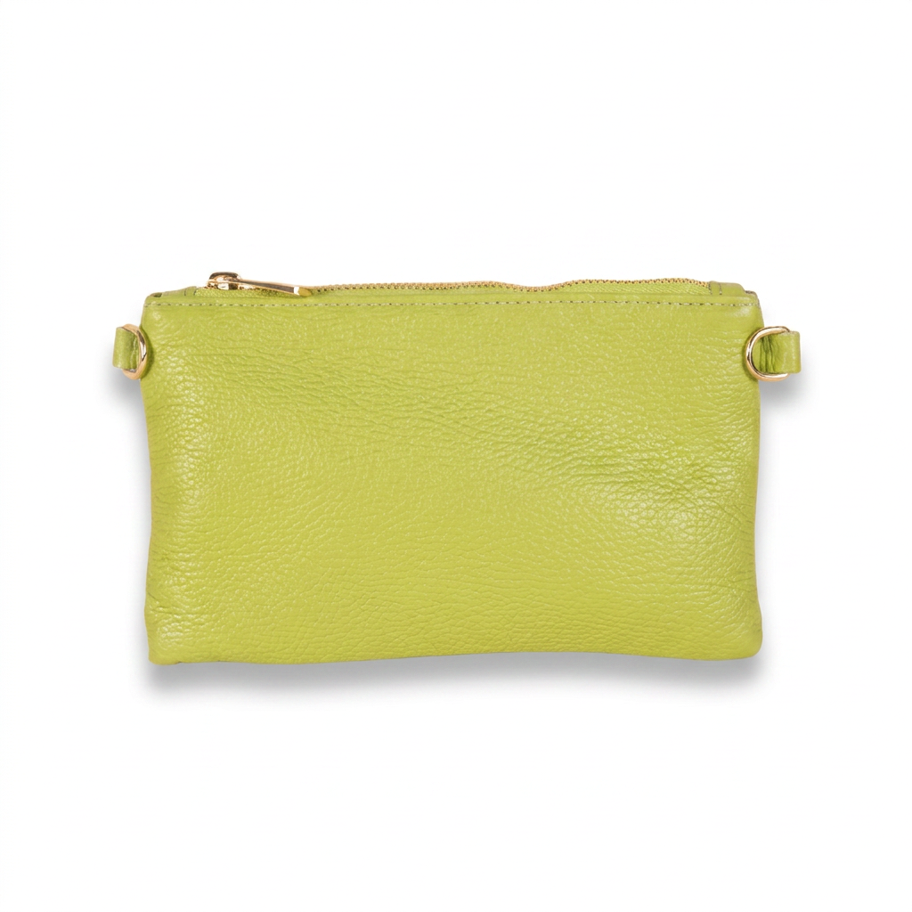 BORSA POCHETTE MINI RETTANGOLARE CLASSICA CON ZIP