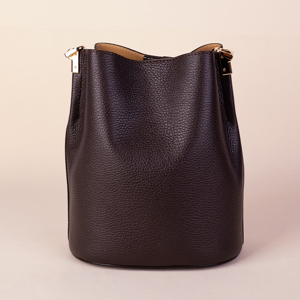 BORSA A SECCHIELLO CON TRACOLLA E CATENA