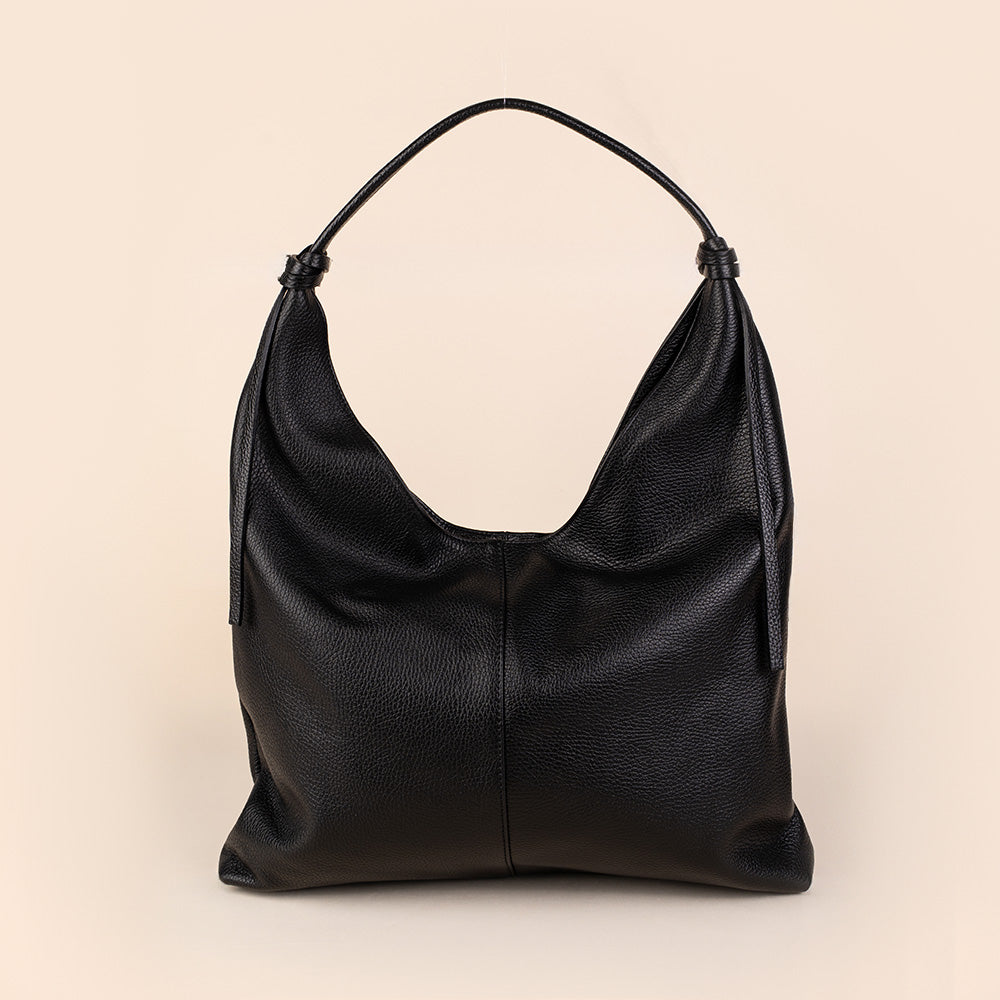 BORSA A SPALLA CON NODI SUL MANICO