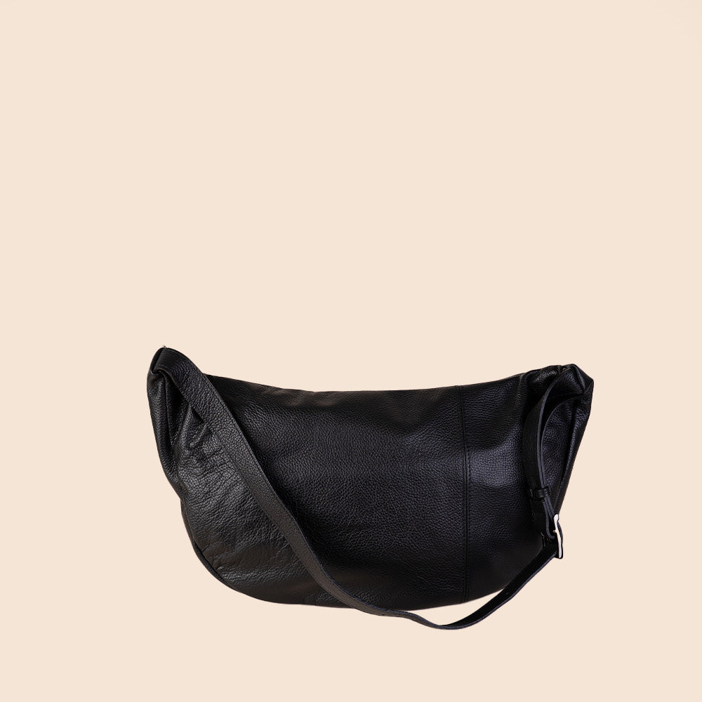 BORSA A MARSUPIO CON DOPPIA ZIP E TRACOLLA IN TESSUTO