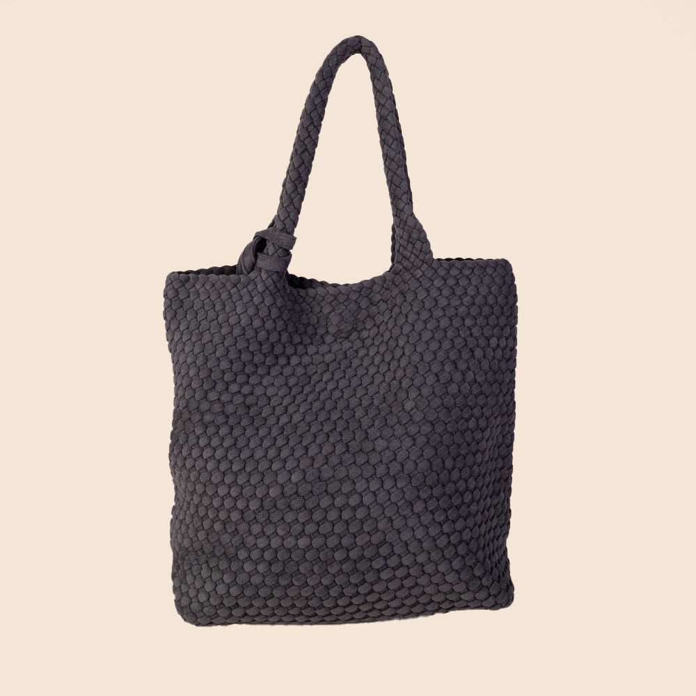 BORSA A SPALLA INTRECCIATA MORBIDA CON SVUOTA BORSA