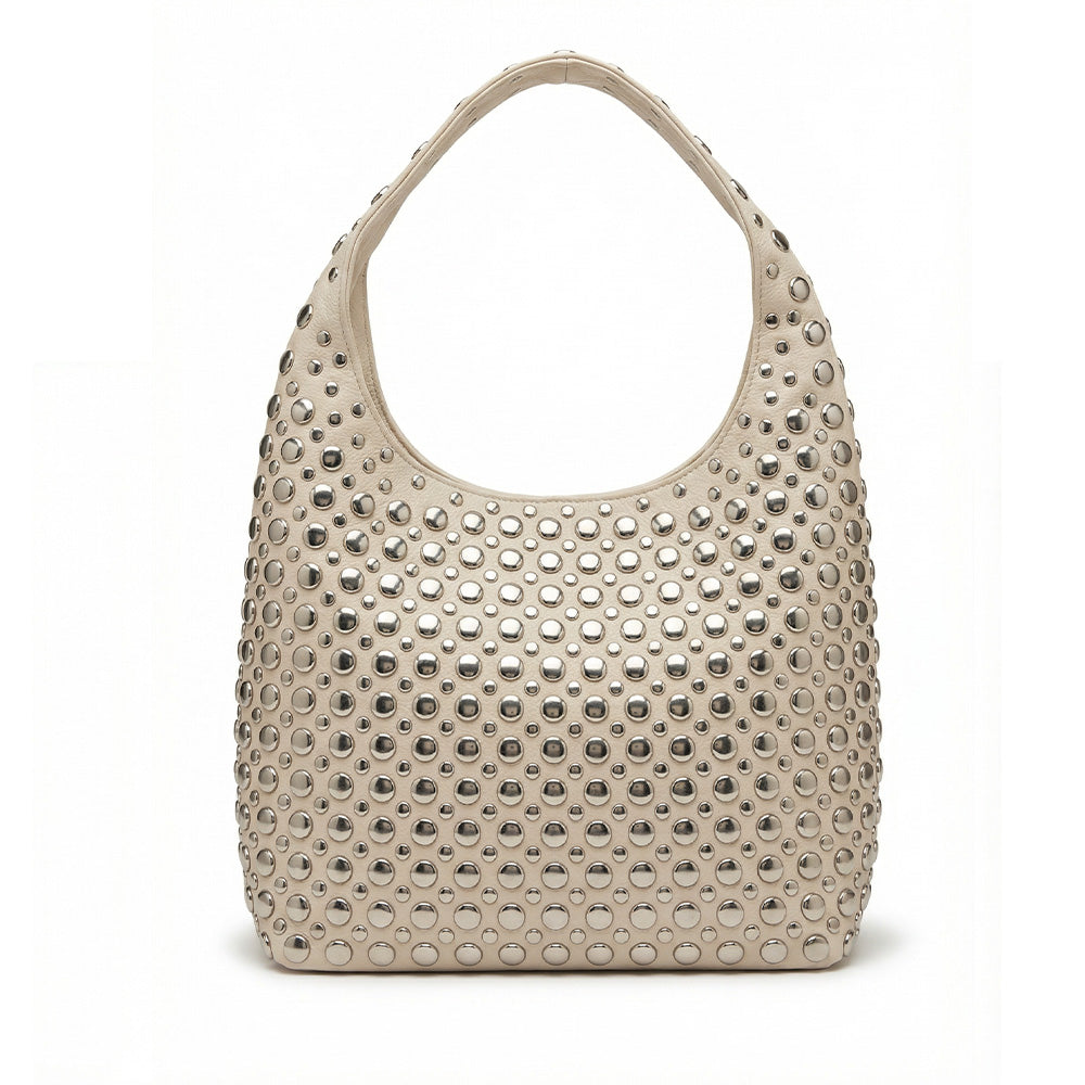 BORSA A SPALLA GRANDE CON BORCHIE