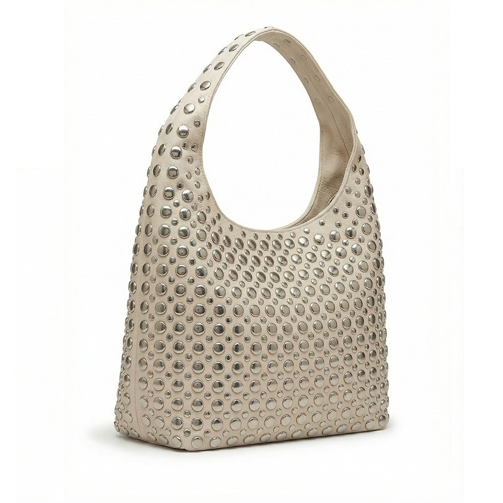 BORSA A SPALLA GRANDE CON BORCHIE