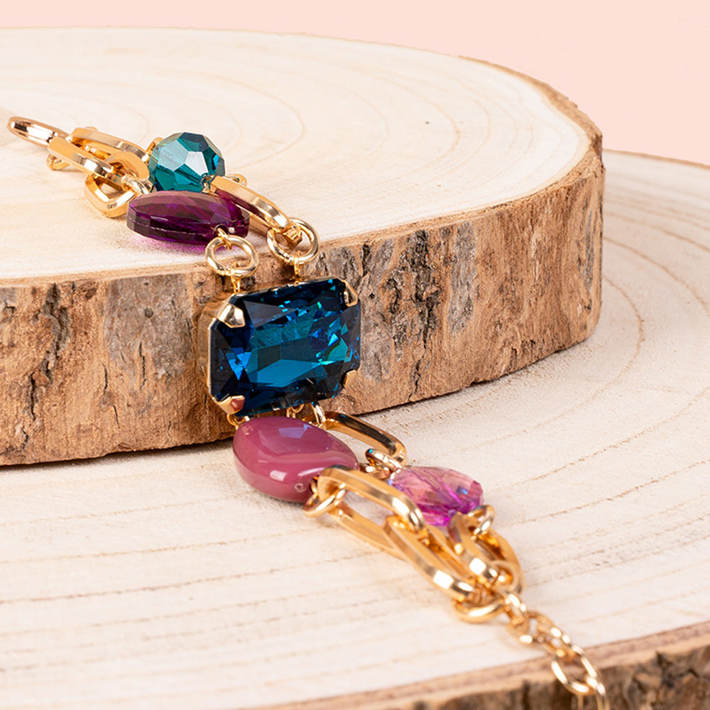 BRACCIALE CON DOPPIO FILO DI PIETRE