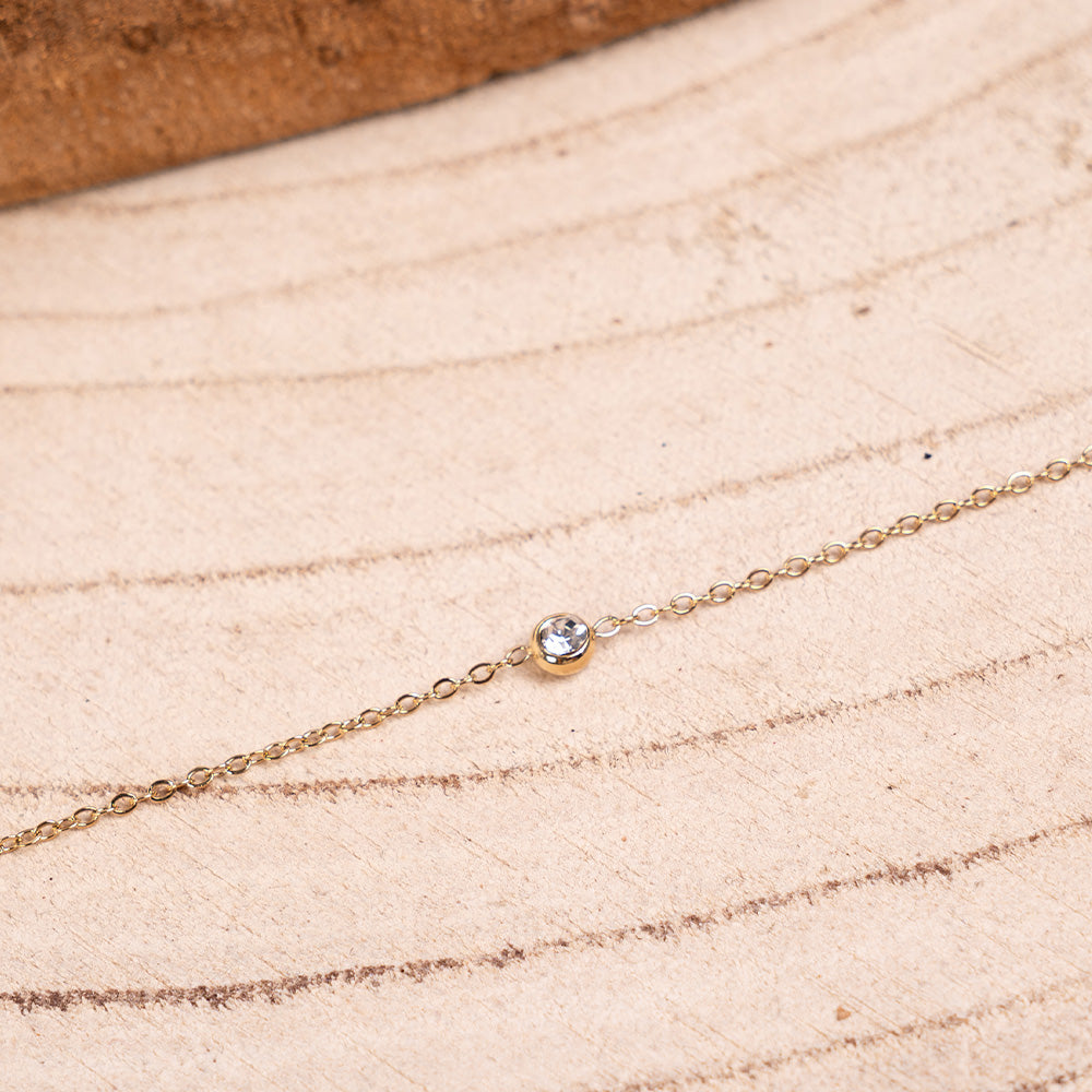 BRACCIALE FINO CON PUNTO LUCE