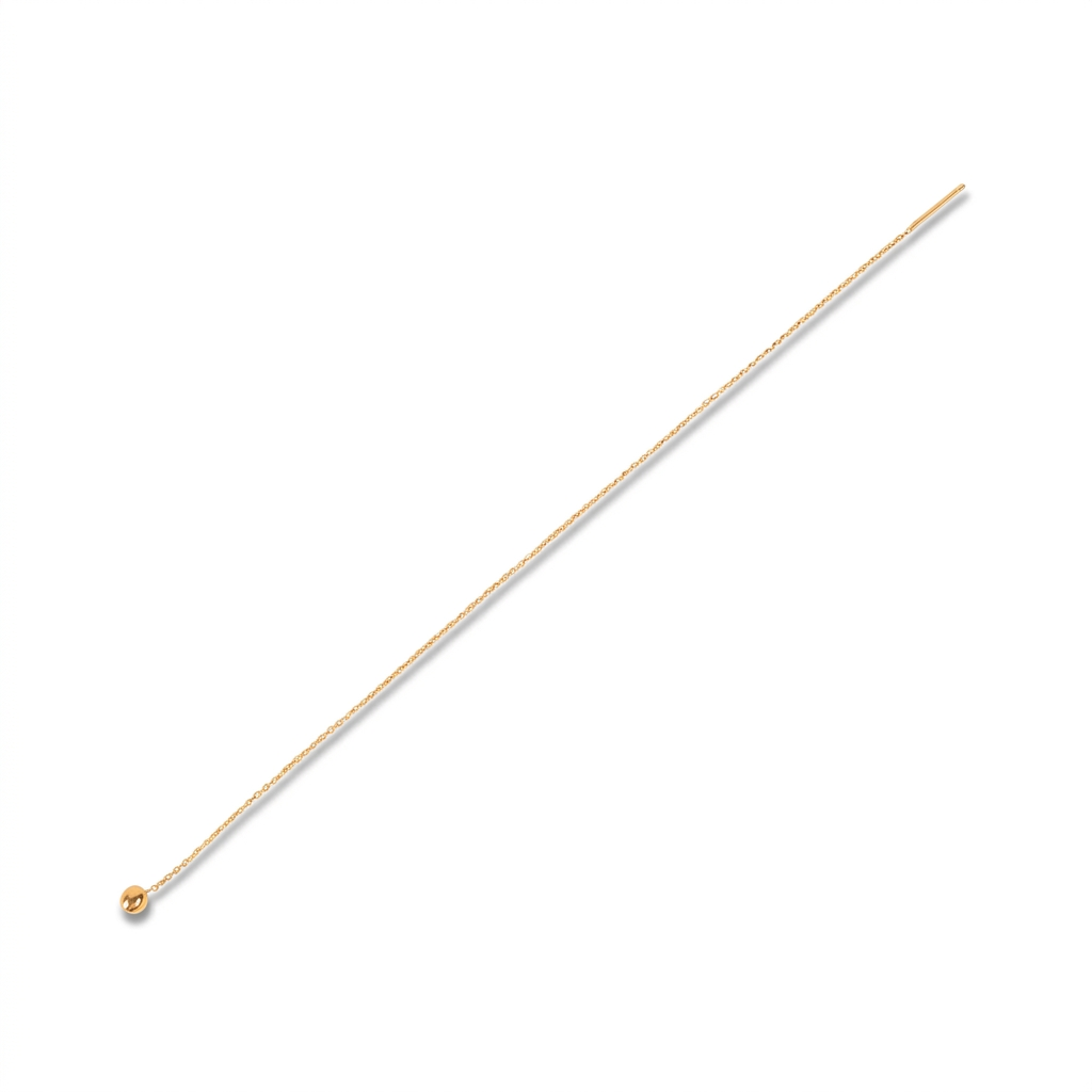 FINE BRACELET WITH SLIDING NEEDLE CLOSURE