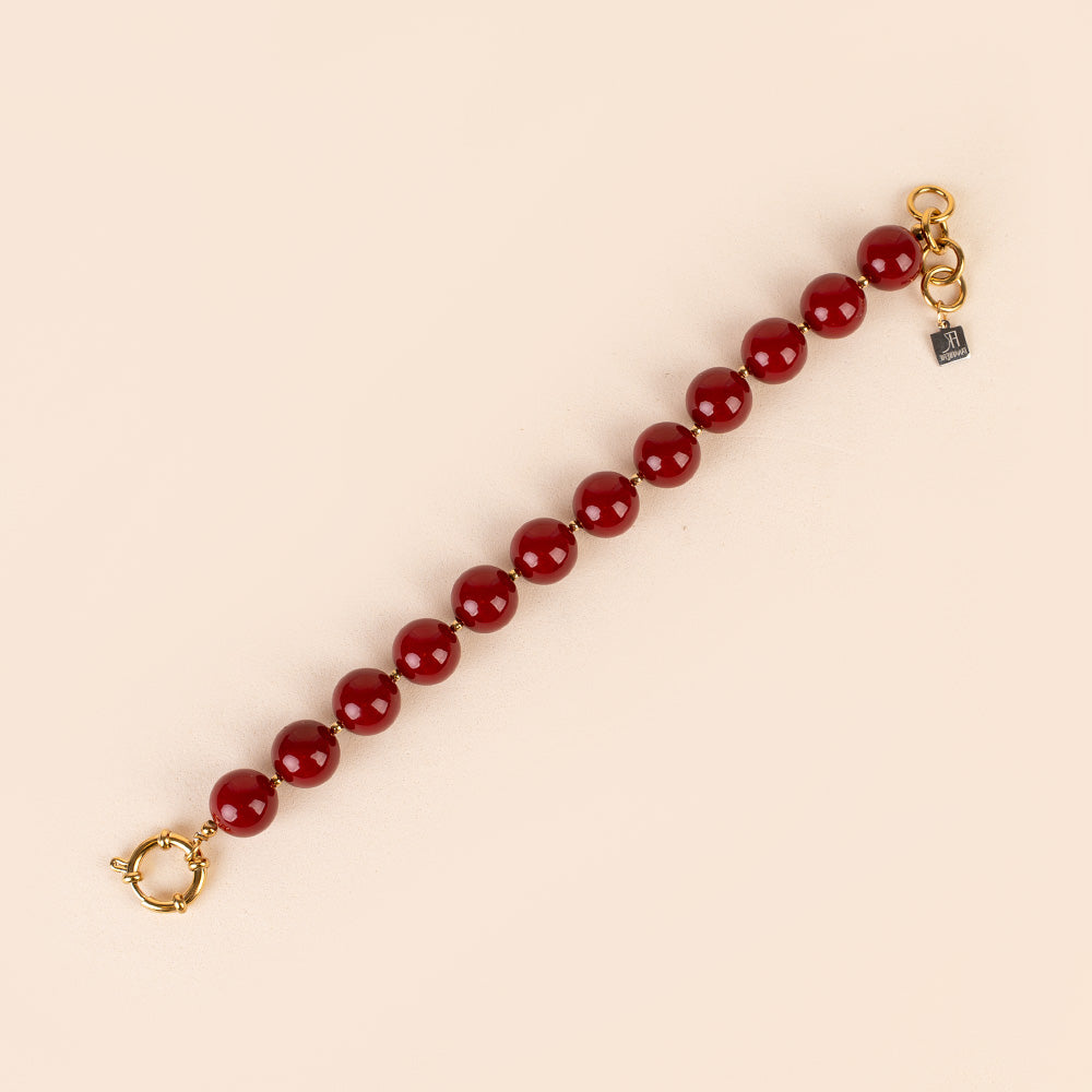 BRACCIALE CON PERLE DI DIVERSI COLORI