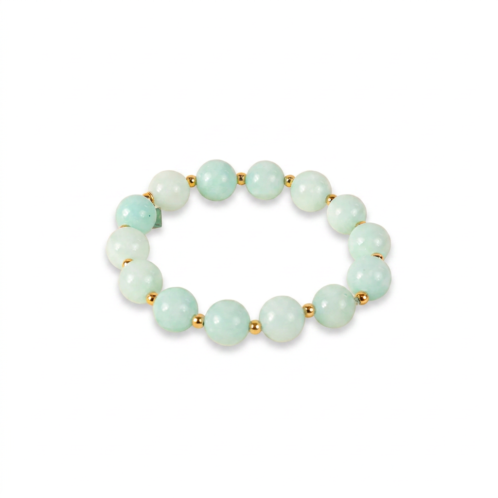 ELASTIC BRACELET WITH SPHERICAL STONES